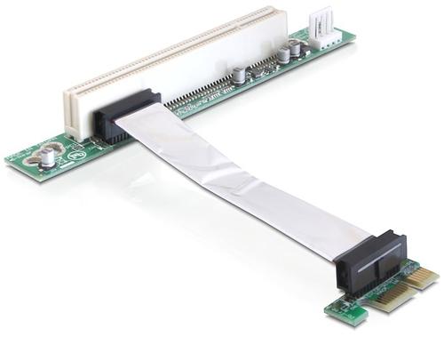 Delock PCIe x1 Riser Card - 32-bit PCI 5V Flexible Cable