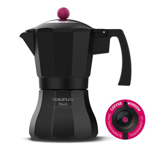 taurus Black Moments 6 Moka pot