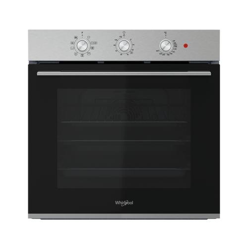 Whirlpool OMK38HU0X 71 L, Black, Stainless steel