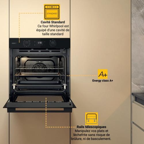 Whirlpool OMSK58RU1SB 71 L Black