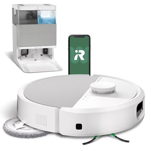 iRobot Roomba Combo 505+ Robot Vacuum + AutoWash Dock, White