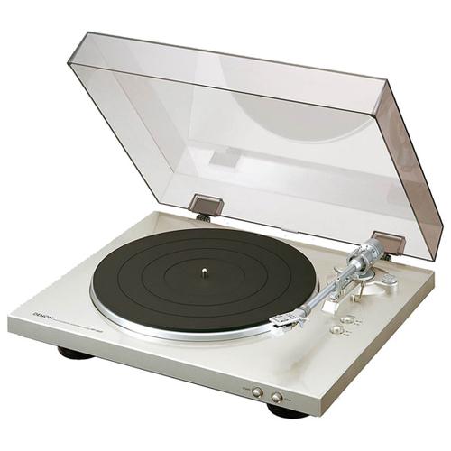 DENON DP-300F Belt-drive audio turntable Black, Silver