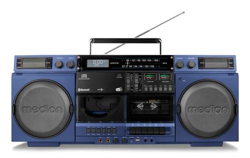 MEDION LIFE® P66538 Retro Boombox blue