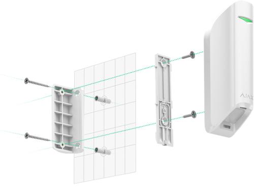 AJAX 13268 motion detector Passive infrared (PIR) sensor Wireless Wall White