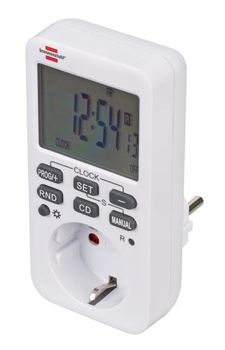 Brennenstuhl Comfort-Line Digital Weekly Timer (white, outlet with child safety lock)