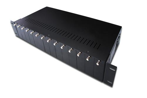 Digitus Media Converter Chassis 2HE 14-Slots black