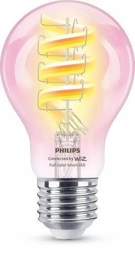 Philips by Signify Philips Smart LED RGB Filament A60 Bulb, E27 Base, 470 lm
