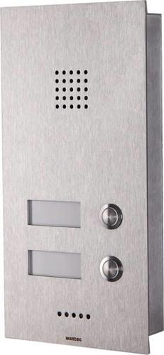 Wantec Door intercom. Monolith C a/b 2T with 2 pockets