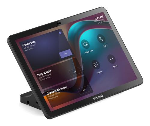 Yealink Yealink CTP25 meeting room display 25.6 cm (10.1") 1280 x 800 pixels IPS 802.11a, 802.11b, 802.11g, Wi-Fi 4 (802.11n), Wi-Fi 5 (802.11ac), Wi-Fi 6 (802.11ax) Black Bluetooth