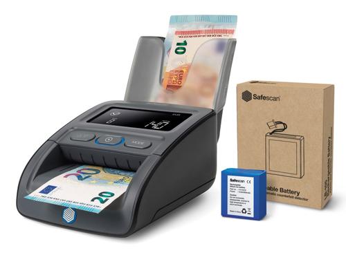 SAFESCAN 155-S Complete SET Coin Counter Battery AND Stapler