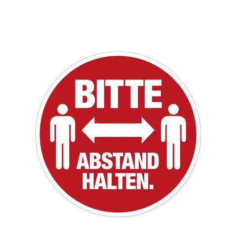 Herma Warning label spacing red/white text/pict. 5pcs.