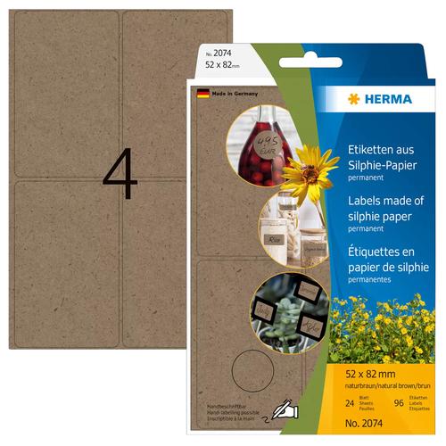 Herma Office packaging Multi-purpose labels Silphie 52x82mm