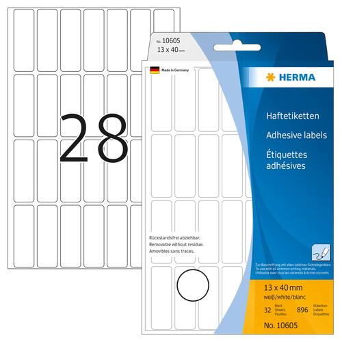 Herma Multi-purpose chains white 13x40 mm detachable 672 pcs.