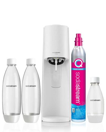 SodaStream Terra Bianco Value Pack Metal, Plastic, Polyethylene Terephthalate (PET), White