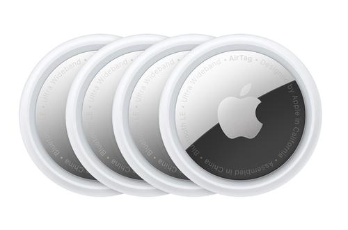 APPLE AirTag Item Finder, Silver, White