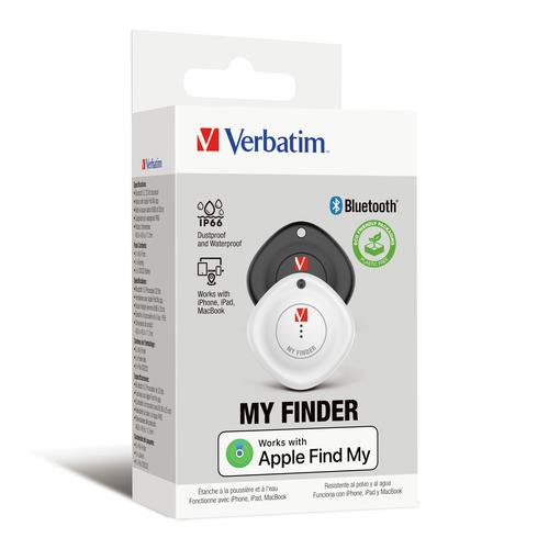 Verbatim MYF-02 My Finder Bluetooth Item Finder 2 pack B/White
