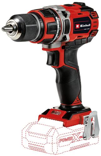 Einhell Professional Cordless Drill-Driver TP-CD 18/50 Li BL Solo, 18 Volt (red/black, without battery and charger)