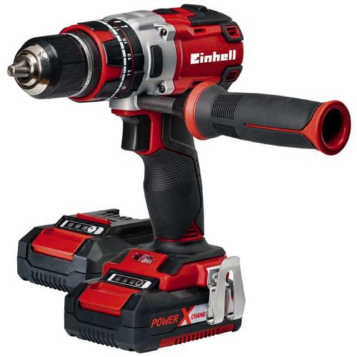 Einhell Professional cordless impact driver TE-CD 18 Li i BL, 18 Volt (red/black, 2x 2.0Ah Li-Ion batteries, case)