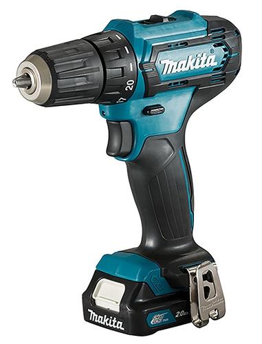 Makita DF333DSAE drill 1700 RPM, keyless, 1.2 kg, black and blue