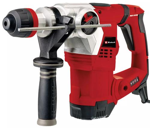 Einhell Rotary Hammer TE-RH 32 4F Kit (red/black, 1,250 watts, including drill bits, pointed and flat chisels)