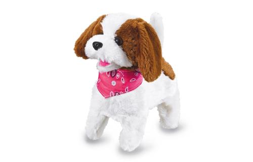 Jamara Plush Dog Lucky RC White/Brown 27MHz