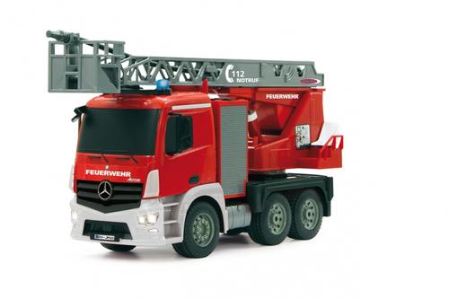 Jamara Fire Department Turntable Ladder. Mercedes-Benz Antos 1:20 2.4GHz 6+