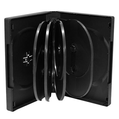 MediaRange DVD Case for 10 Discs 33mm Black 3pcs