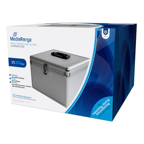 MediaRange Silver CD/DVD DJ Case for 300 CDs/DVDs