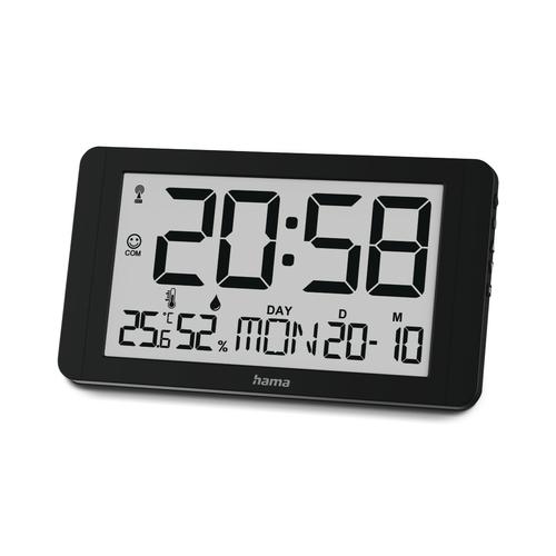 Hama 00222215 wall/table clock Digital clock Rectangle Black