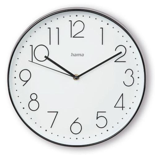 Hama Corsica Quartz clock Round Black