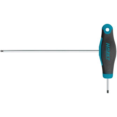 Hazet Screwdriver 829KK-2, with T-handle (blue/black, with ball head)