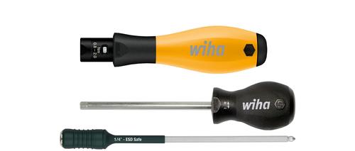 wiha Torque screwdriver TorqueVario-S ESD (black/yellow, 2-piece, 0.5 - 2Nm)