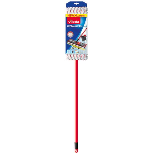 Vileda Ultramax XL Wet Microfiber Mop, Red and White