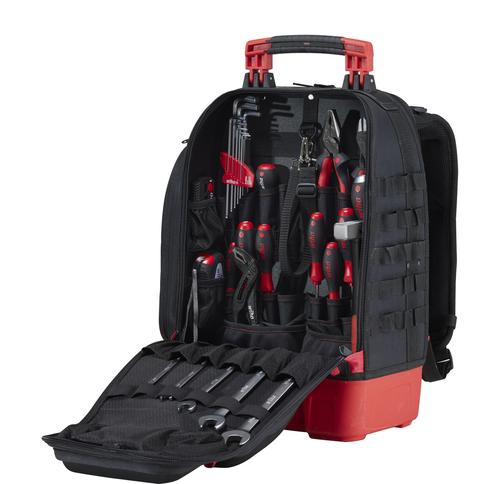 wiha Tool backpack mechanic set (black/red, 41-piece, with backpack)