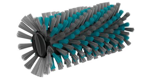 GARDENA Walzenbürste Universal, for AquaBrush Cordless Multi-Cleaner (gray/turquoise, for delicate surfaces)