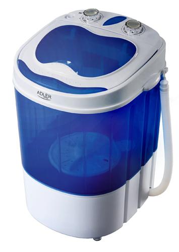 Adler AD 8051 washing machine Top-load 3 kg Blue, White