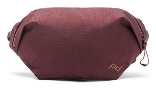 Peak Design Outdoor sling waist bag, fabric, mesh, nylon, polyurethane (PU), bordeaux
