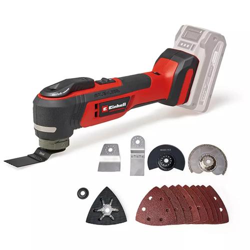 Einhell Professional 18V Li-ion Multi-Functional Tool TP-MG 18, (red/black, without battery and charger, including accessories)