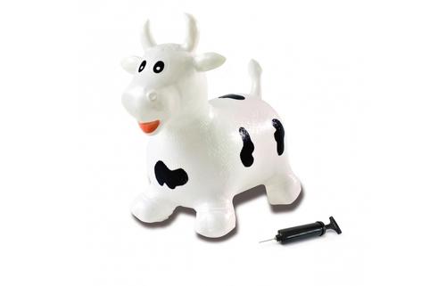 Jamara Bouncing Cow White/Black with Pump