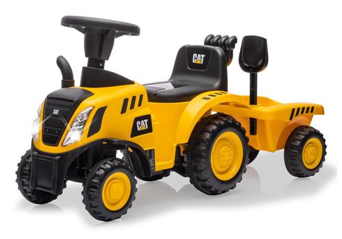 Jamara Ride-on Caterpillar tractor with trailer 2in1 yellow