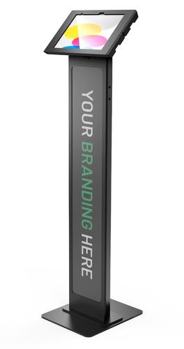 Compulocks iPad 10th and 11th Generation (A16), Apex Brandable Floor Stand - Black