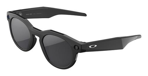 Oakley Meta HSTN – with Meta AI, Audio, Photo, Video Compatibility – Black, Prizm™ Black Polarized