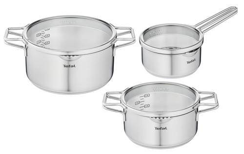 TEFAL Nordica H852S3 pan/pot set 3