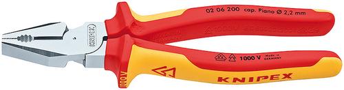 Knipex Kraft-Kombizange 02 06 200 (With gripping zones for flat and round material)