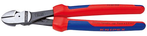 Knipex Kraft-Seitenschneider 74 02 250 (forged knuckle joint axle)