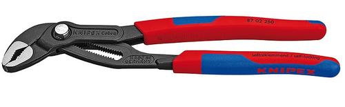 Knipex Cobra 87 02 250, 250mm, Pipe / Water Pump Pliers (Water Pump Pliers, 25-position adjustable)