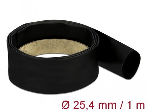 Delock Shrinkage hose 1 m x 25.4 mm black