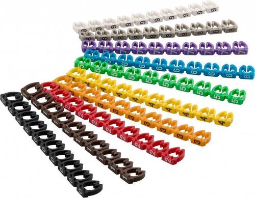 Goobay 72515 cable marker Multi-colored PVC 100 pcs