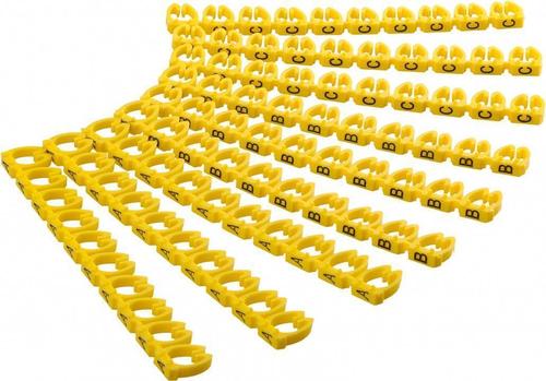Goobay 72518 cable marker Yellow PVC 90 pcs