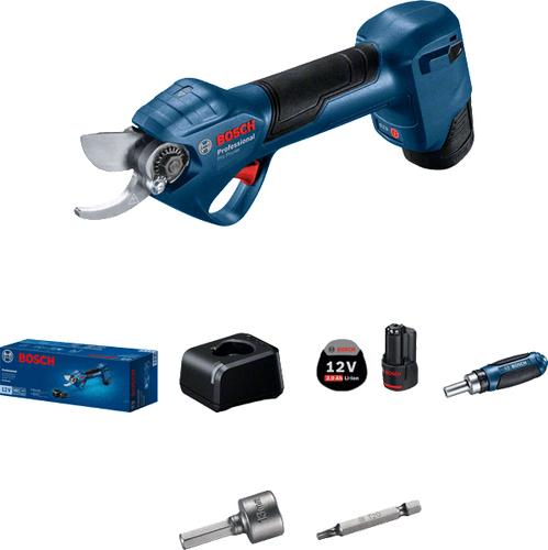 BOSCH Pro Pruner Professional cordless grass shear, 2.5 cm, 12 V Lithium-Ion (Li-Ion), Black, Blue